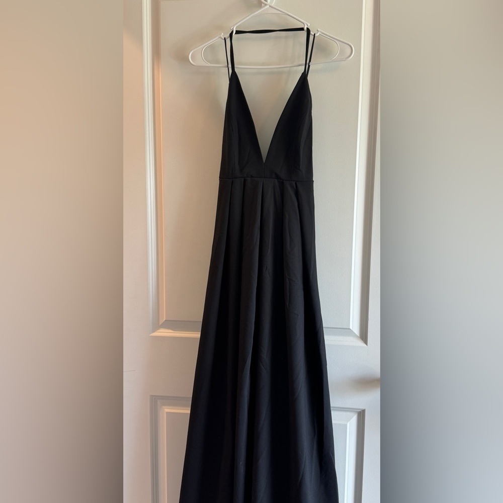 Zara Black Strappy Maxi Dress - Picture 9 of 10